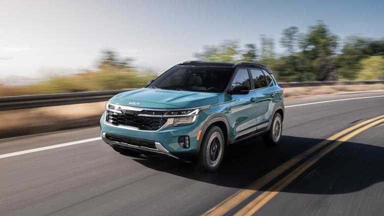2024 Kia Seltos LX in blue
